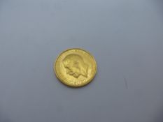 1918 Full Sovereign, Young George Head, Melbourne Mint