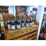 Vintage wine and various red wine, mainly 1955 to include Chambertin, Pommarol and Pierre Ponnelle