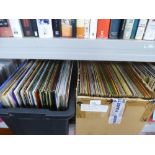 Two boxes of various LPs, mainly Rock, Pop and Jazz