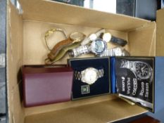 A Seiko gent's wristwatch and other wristwatches
