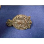 WW1 N.Z. Railway Battalion Officer's bronze cap badge