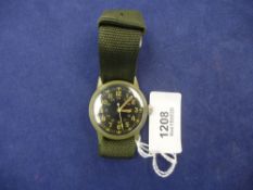 Vietnam War style Special Forces plastic Special Forces Manual Wrist Watch. works well