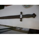 An 1830 short sword with brass grip