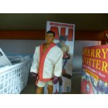 Mohammed Ali 1970 doll, with a box