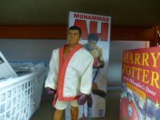 Mohammed Ali 1970 doll, with a box