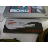 Matchbox Licence to Kill James Bond and Spy pen plus remote car and box set
