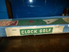 A 1930s boxed set of clock golf