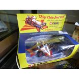 A 1960s Corgi Chitty Chitty Bang Bang car, in a copy box