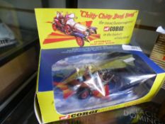 A 1960s Corgi Chitty Chitty Bang Bang car, in a copy box