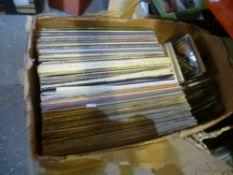 Two boxes of records, CDs and DIY magazines 'The Knack'