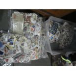 Box of loose GB and World stamps