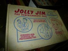 Jolly Jim, the Ventriloquists doll, in original box
