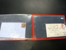 A small album of postal history, 19th century and later, GB and Worldwide