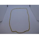 9ct yellow gold neckchain, marked 375, weight approx 6.4g
