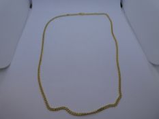 9ct yellow gold neckchain, marked 375, weight approx 6.4g