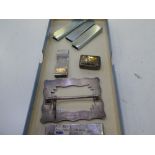 A quantity of silver and white metal items. Hallmarked. Total gross weight of silver approx 2.10ozt