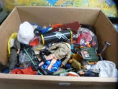 A quantity of Action Man figures, vehicles and sundry