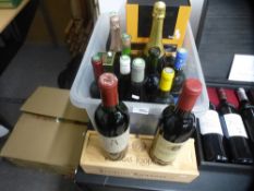 A quantity of wines to include Chateau Latour 1973, Chateau Larcis Ducasse 1979, a bottle of