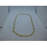 10K gold curb link necklace, weight approx 8g, marked 10K