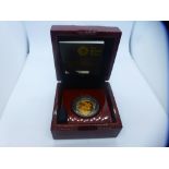 2015 UK New Portrait Gold Proof Sovereign, with certificate, in presentation box