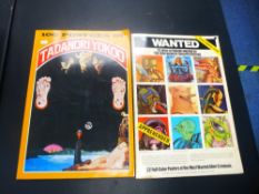 A book of 22 full colour posters of Alien Criminals by Adam Hawkins, and a book of 100 posters of