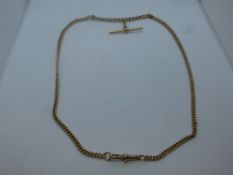 9ct yellow gold, 20 inch Albert chain, marked 375, weight approx 25g