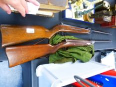 A Diana air rifle, model 25 and one other similar