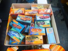 A collection of Matchbox die cast cars, in boxes - 25
