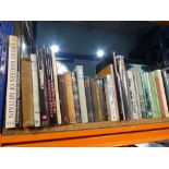 A selection of mostly hardback books including Railway and windmills - a large selection