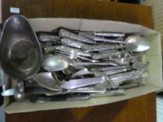 A small quantity of of plated cutlery and sundry