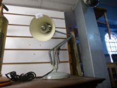 A vintage Anglepoise lamp