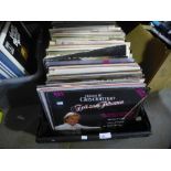 Crate of LPs including Elaine Paige, Diana Ross, Billy Connolly and other classics