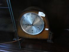 1930s oak cased Smiths mantle clock