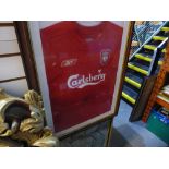 Framed Liverpool shirt - signed