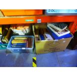 Several boxes of mixed hardback books of different genres, military, etc