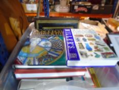 Collection of hardback books including antique books and other collectable price guides