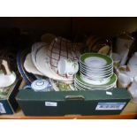 Box of mixed china, to include; Midwinter, Coronation mug and plates.