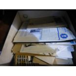Box of GB and World and registered letters