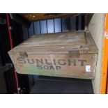 Vintage Sunlight Soap box