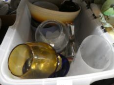 Mixed box of modern glassware