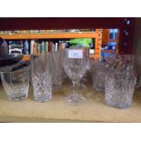Collection of glasses and jugs