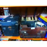 Two vintage boxed projectors