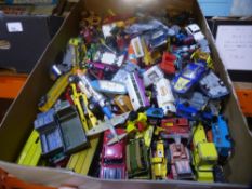 Box vintage diecast models including Dinky Match Box and Corgi, etc