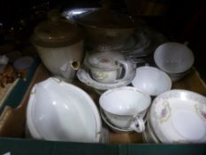 Box of Imperial Berkshire china