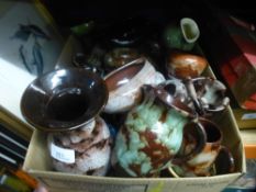 A quantity of Ewenny pottery items and similar