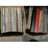Four boxes of LPs mixed including rock, pop, soul and reggae