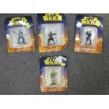 Five Britain's boxed figures and four Star Wars figures in original packaging