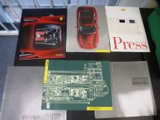 A small quantity of Ferrari car brochures, to include the 456 GTA and the 550 Maranello