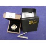 2009 Gold Sovereign with certificate, numbered 4782