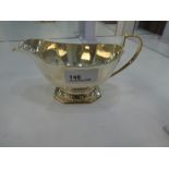 A silver gravy dish hallmarked Sheffield 1940 Frank Cobb & Co Ltd, 5.93 ozt approx